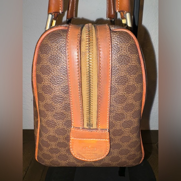 Celine Brown and Tan Satchel - Picture 7 of 16